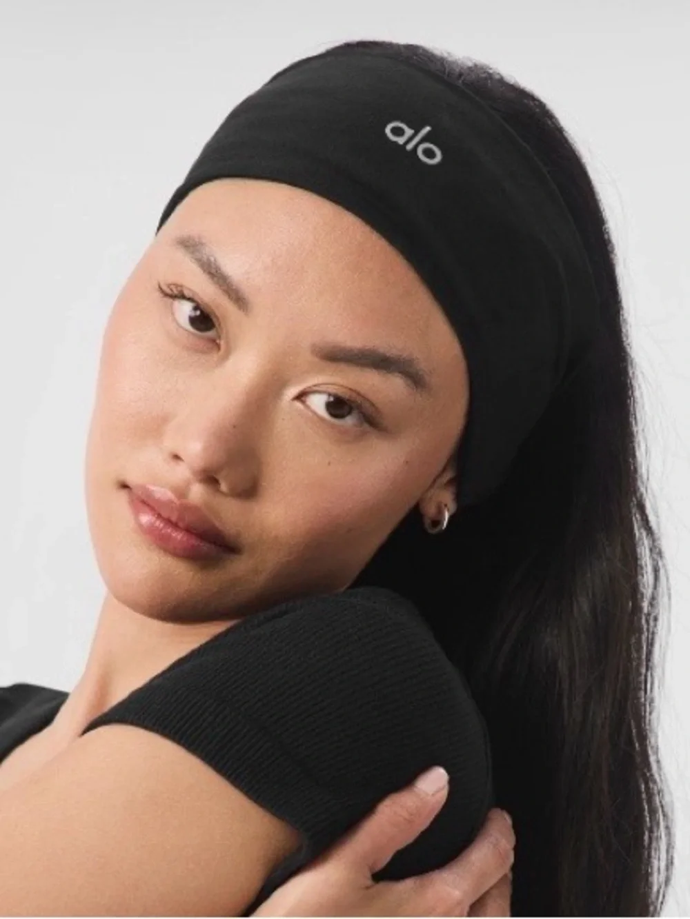 ALO Yoga Black Wide Headband